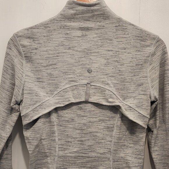 Lululemon Define Jacket Women's Size 6 Light Gray We Are From Space Pattern - Picture 8 of 13